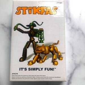 Stikfas Beta Female Safari And Jungle Cat Action Figures Collectible 2005